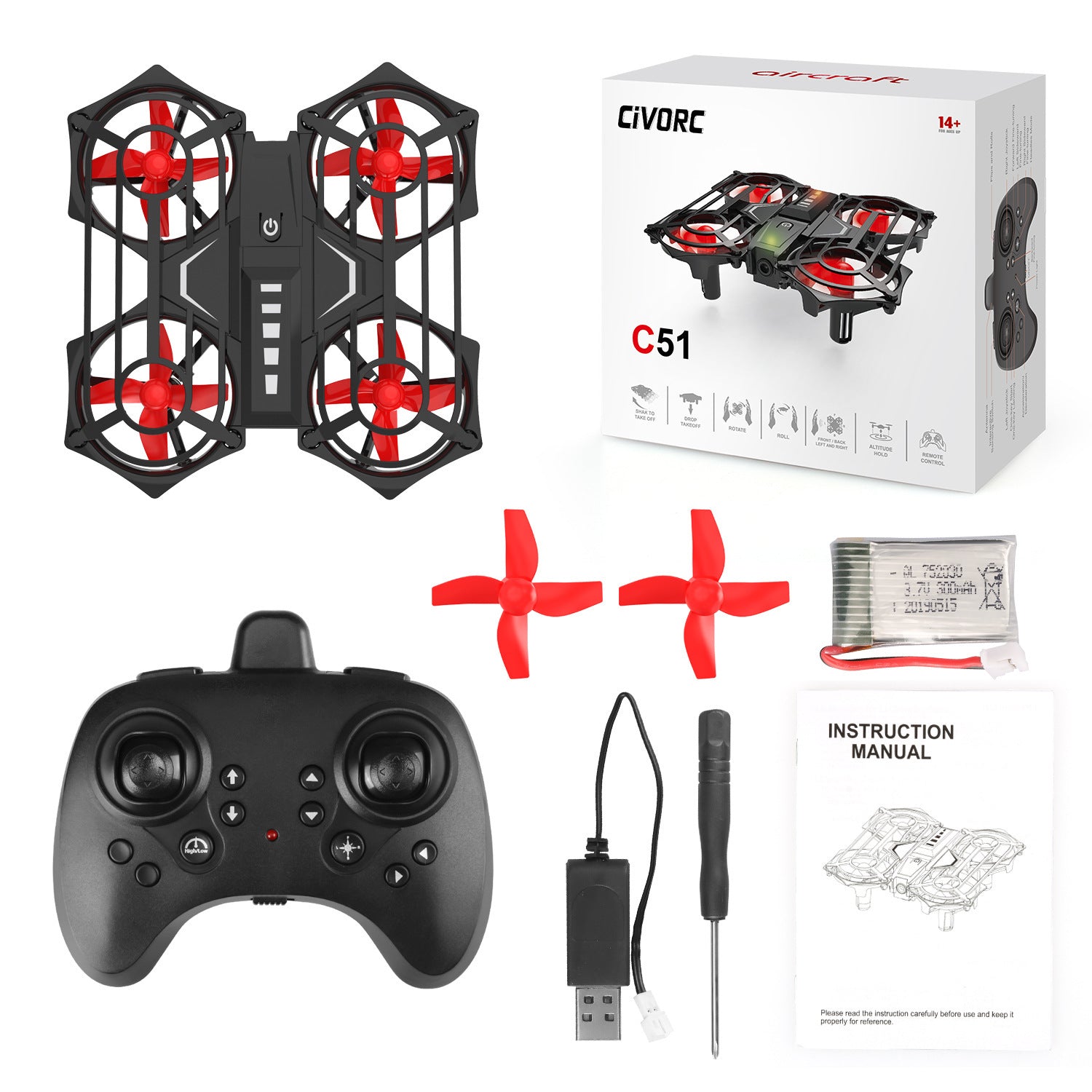 SkyFlip™ Mini Gesture Drone